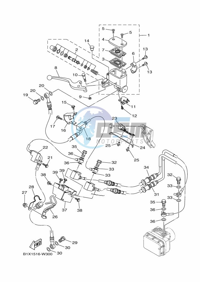 FRONT MASTER CYLINDER