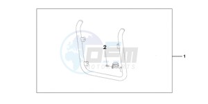 VT750CA9 Ireland - (EK / MME ST) drawing CHROME RADIATOR