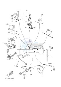 YP125RA (ABS) X-MAX 250 ABS (2DL6 2DL6 2DL6 2DL6) drawing ELECTRICAL 2