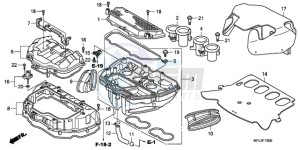 CBR1000RAA Korea - (KO / ABS) drawing AIR CLEANER