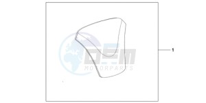 VFR8009 UK - (E / MME TWO) drawing TANK PAD