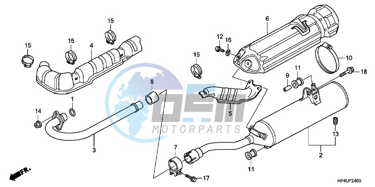 EXHAUST MUFFLER