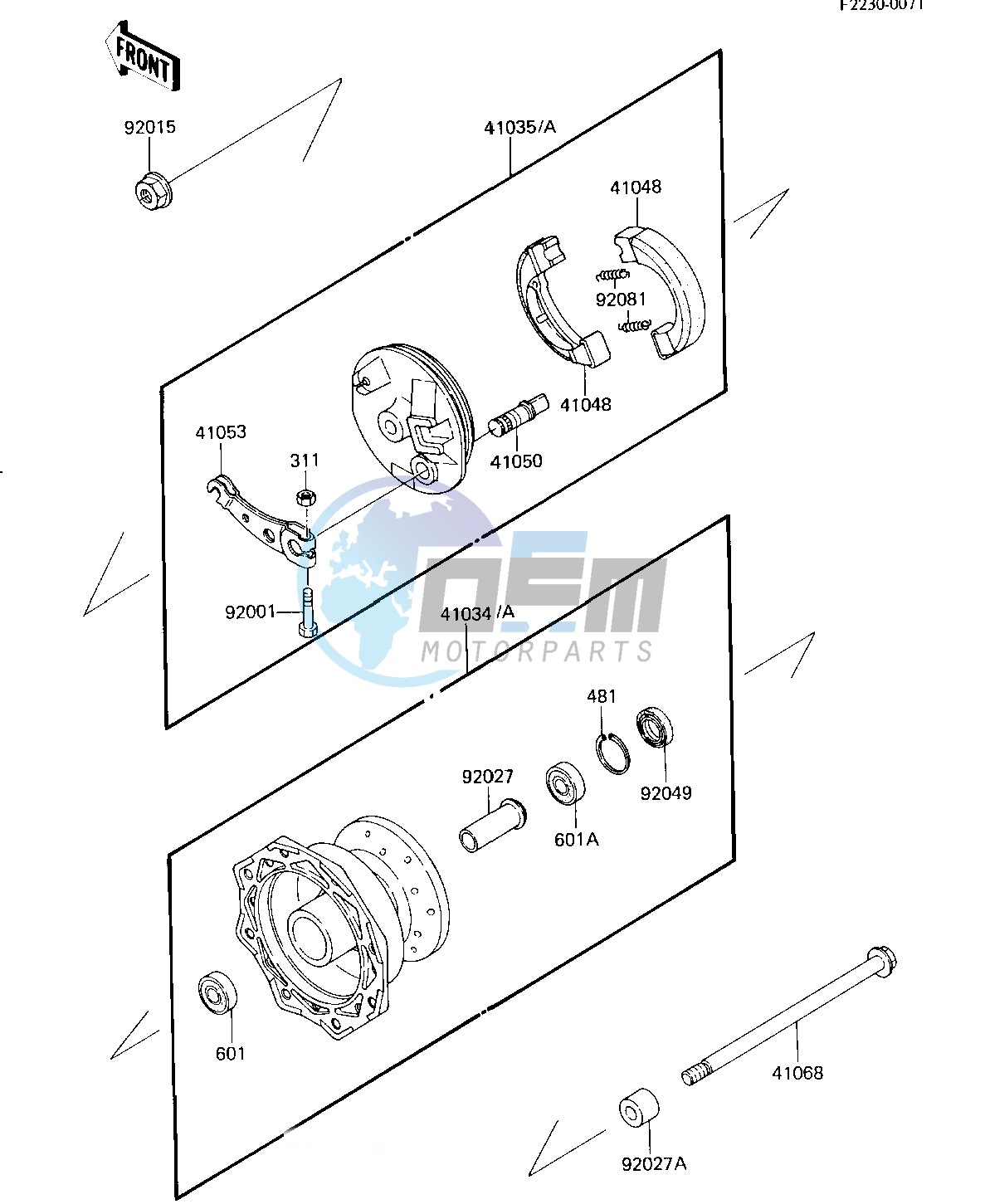 FRONT HUB