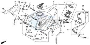 CBR125R drawing FUEL TANK (CBR125RW7)