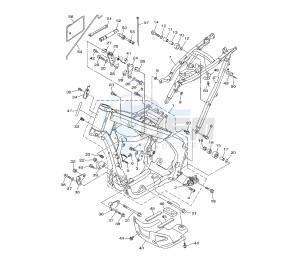 WR F 450 drawing FRAME