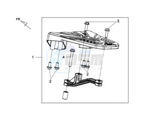 GTS 125 EFI drawing LUGGAGE RACK