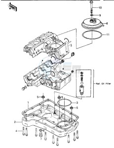 KZ 750 E (E1) drawing BREATHER COVER_OIL PAN -- 80 KZY 50-E1- -