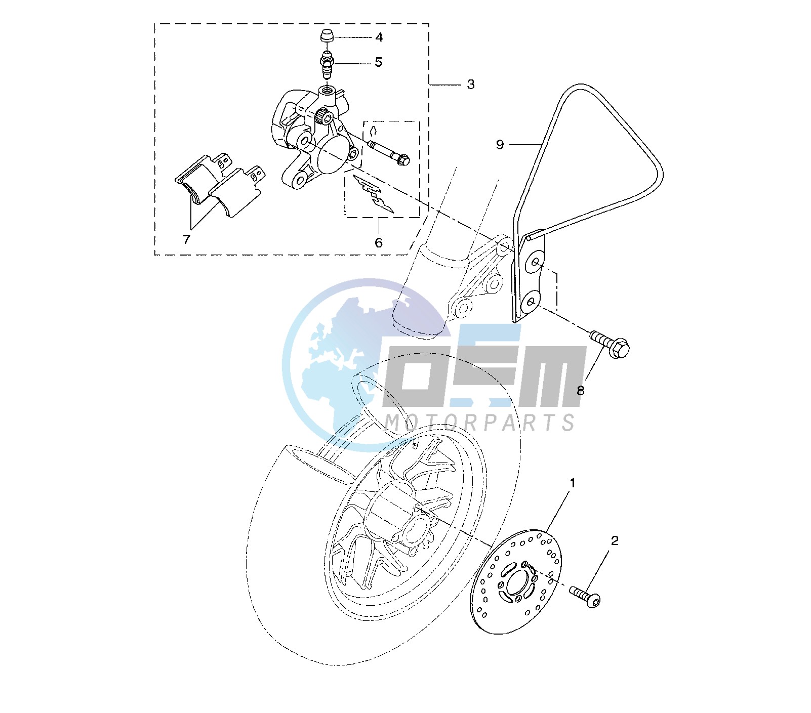 FRONT BRAKE CALIPER