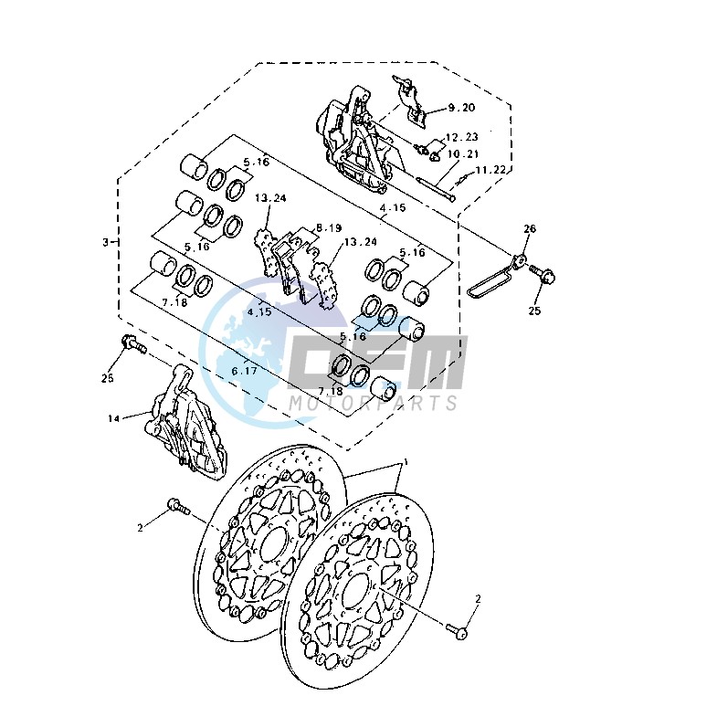 FRONT BRAKE CALIPER