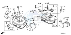 VT750C9 Ireland - (EK / MK) drawing CYLINDER HEAD COVER