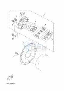 XC115F  (BL75) drawing CRANKCASE COVER 1