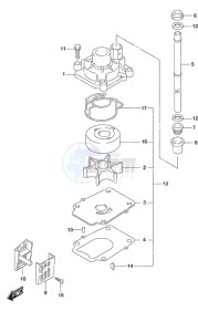 DF 90A drawing Water Pump