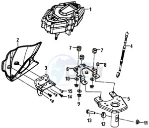 CROX 50 25KMH (L8 L9) NL EURO4 drawing SPEED METER