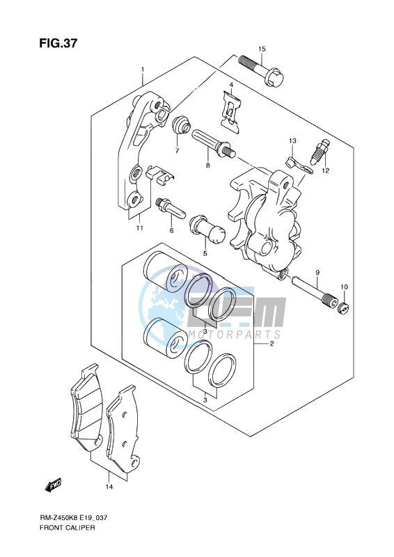 FRONT CALIPER