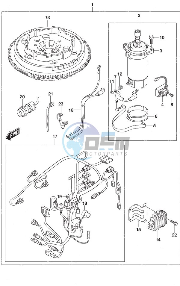 Starting Motor Manual Starter