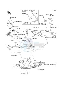 ER 650 A [ER-6N (AUSTRALIAN] (A6F-A8F) A7F drawing SEAT COVER