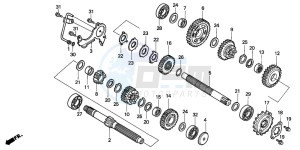 VT600CD drawing TRANSMISSION (1)