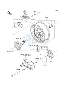 ZG 1400 B [CONCOURS 14] (8F-9F) B8F drawing REAR WHEEL_CHAIN