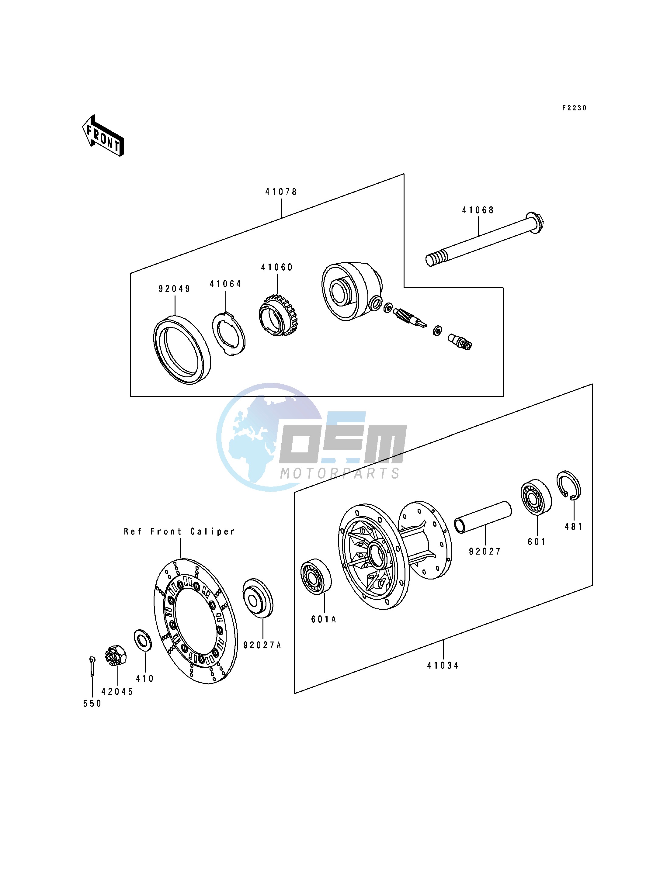 FRONT HUB