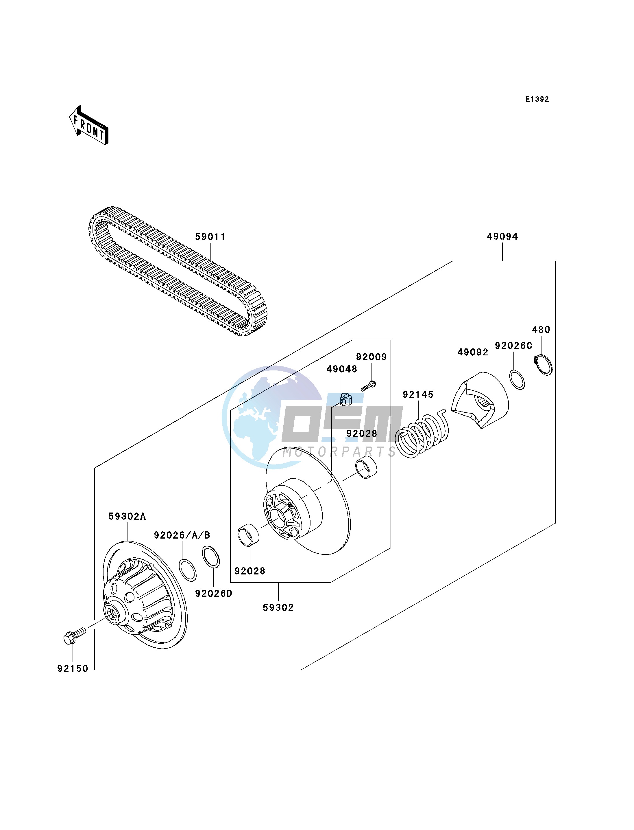 DRIVEN CONVERTER_DRIVE BELT