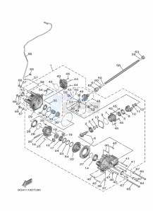 YXE850EN YXE85WPHL (BAN3) drawing FRONT DIFFERENTIAL