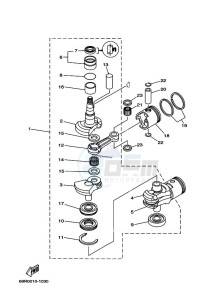 25BMHS drawing CRANKSHAFT--PISTON