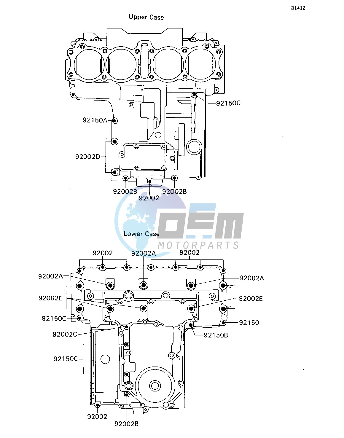 CRANKCASE BOLT PATTERN