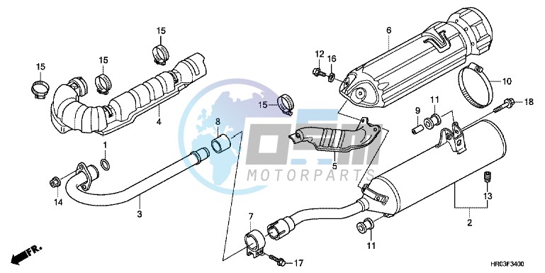 EXHAUST MUFFLER