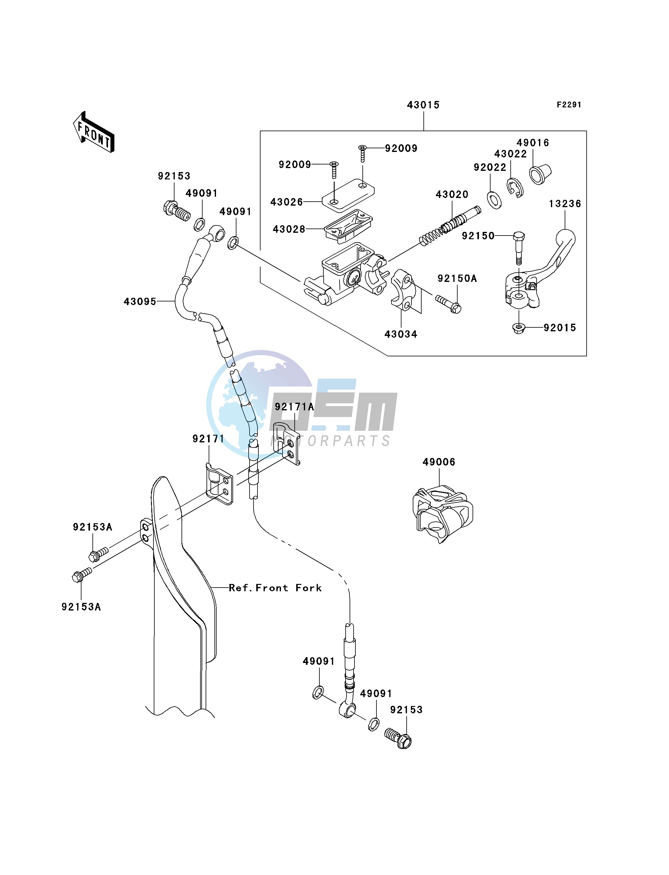 FRONT MASTER CYLINDER