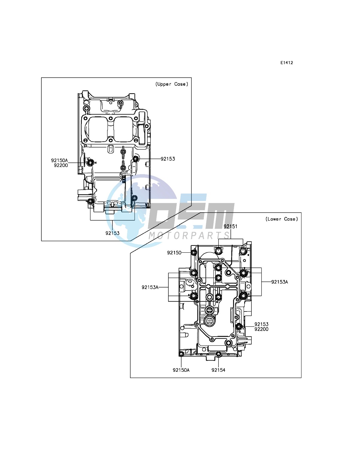 Crankcase Bolt Pattern