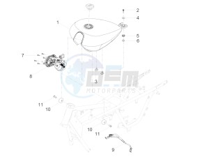 V9 Bobber 850 (USA) drawing Tangki bahan bakar