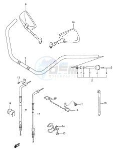 VL1500 (E2) drawing HANDLEBAR