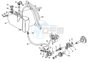 SUPERCITY 125 drawing OIL PUMP