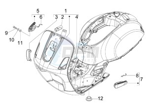 GTV 300 4T 4V ie Touring (NAFTA, APAC) (CN, USA) drawing Frame/bodywork