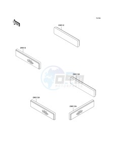 KVF 400 C [PRAIRIE 400 4X4] (C1-C4) [PRAIRIE 400 4X4] drawing REFLECTORS-- CN- -