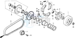 PK50SM drawing CLUTCH/DRIVEN FACE