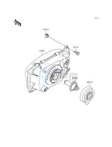 ZG 1000 A [CONCOURS] (A10-A14 A11 Can only) [CONCOURS] drawing HEADLIGHT-- S- -