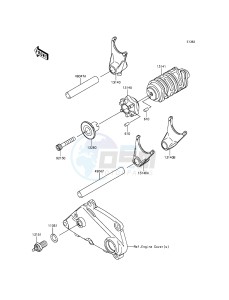 Z250SL_ABS BR250FFS XX (EU ME A(FRICA) drawing Gear Change Drum/Shift Fork(s)