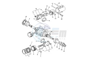 XP T-MAX ABS 500 drawing CRANKSHAFT - PISTON