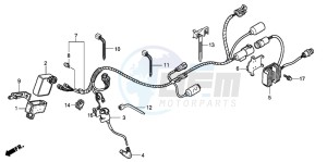 TRX300EX SPORTRAX drawing WIRE HARNESS (TRX300EX'07,'08)