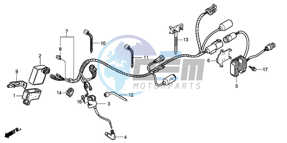 WIRE HARNESS (TRX300EX'07,'08)