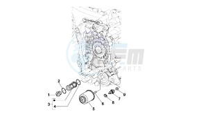 BOULEVARD - 150 CC 4T E3 drawing OIL FILTER