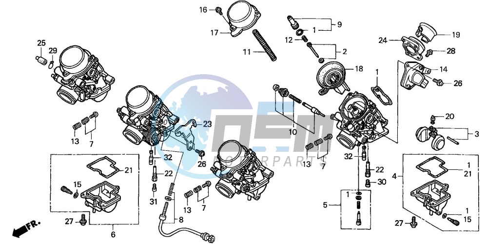 CARBURETOR (COMPONENT PARTS)