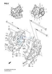 SV1000 (E3-E28) drawing CRANKCASE