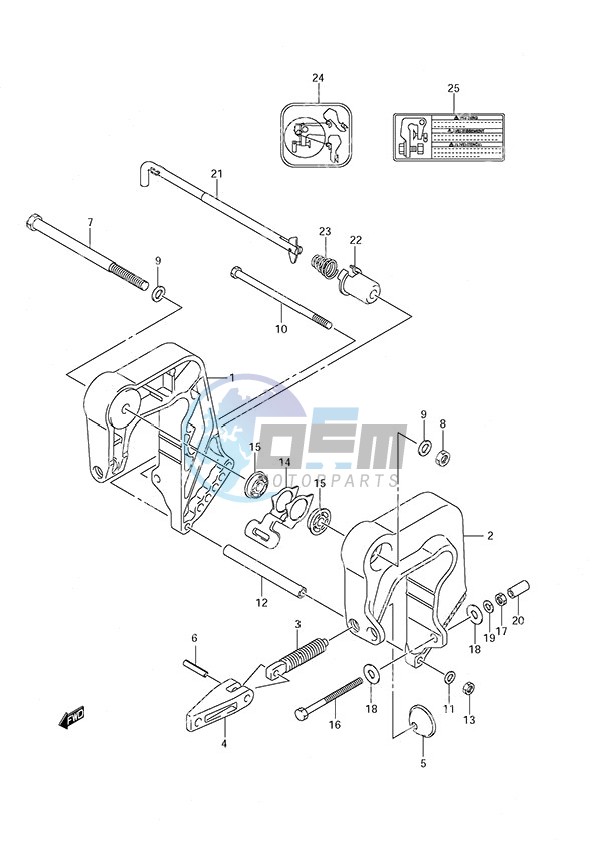 Clamp Bracket Non-Remote Control