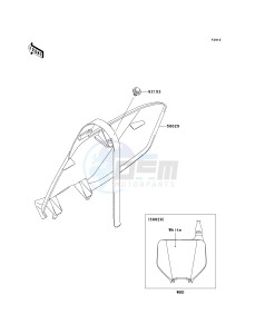 KX 250 T [KX250F] (7F) T7F drawing ACCESSORY