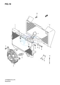 LT-R450 (E19) drawing RADIATOR