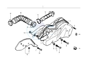 X9 EVOLUTION 200 drawing Air Cleaner