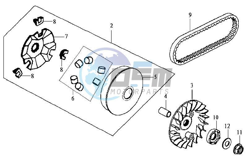 CLUTCH / V BELT