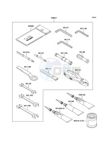 NINJA ZX-10R ZX1000D6F FR GB XX (EU ME A(FRICA) drawing Owner's Tools